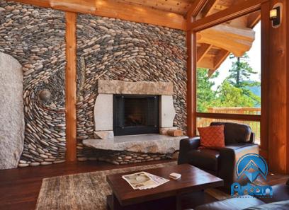 The price and purchase types of stone facade for fireplace