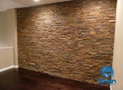 Buy brown faux stone facade + best price